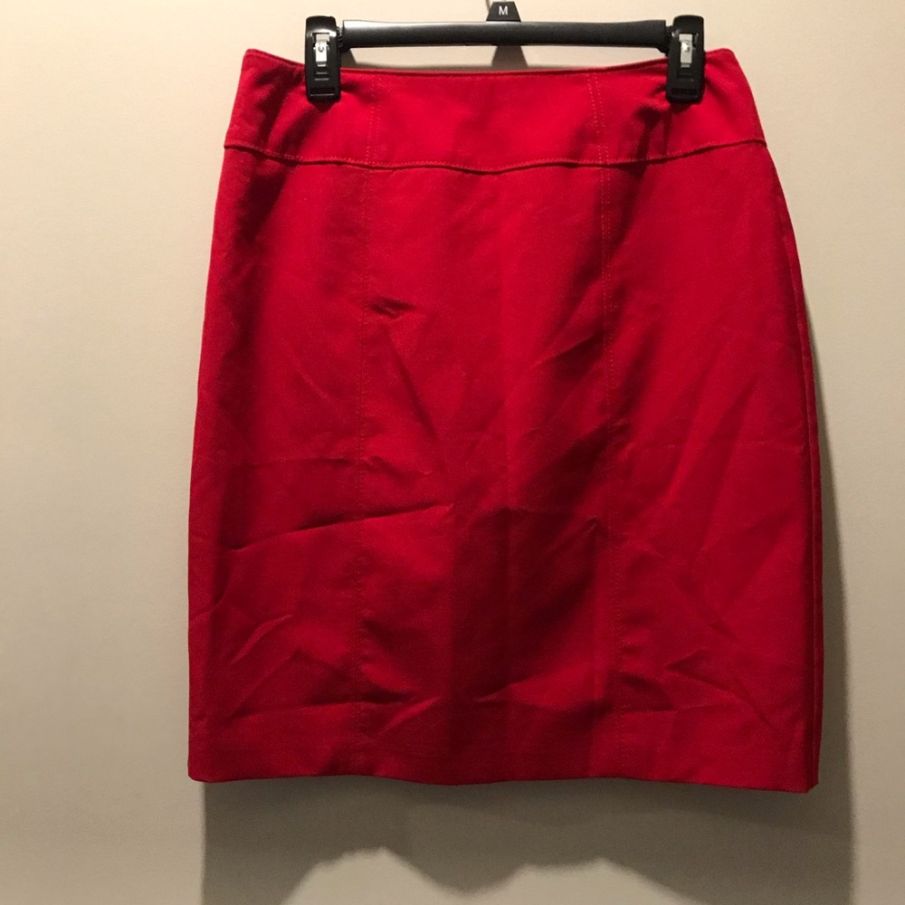 Red size 10 pencil skirt!